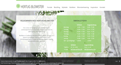 Desktop Screenshot of hertugblomster.dk