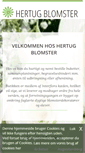 Mobile Screenshot of hertugblomster.dk